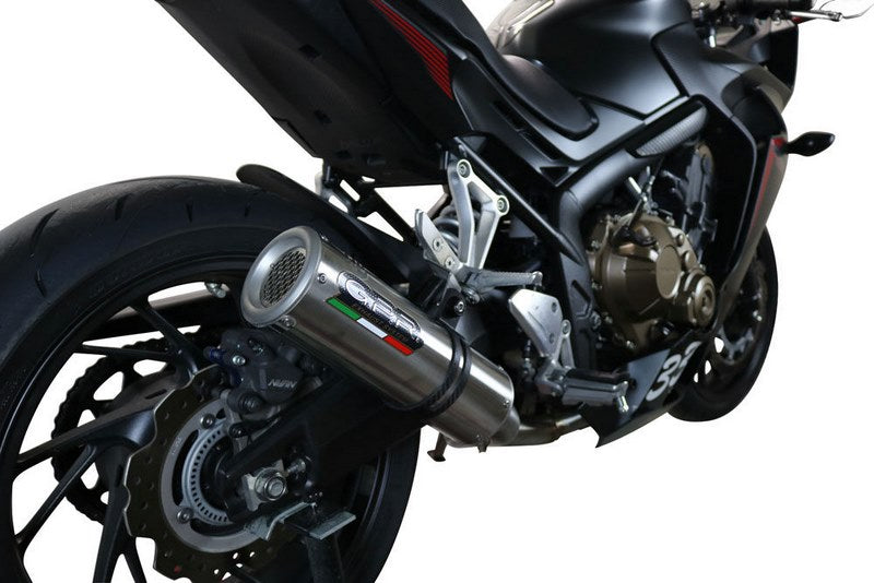 GPR Original For Honda Cb 650 F 2014/16 Homologated Full Exhaust Catalized M3 Inox  | CO.H.249.CAT.M3.INOX