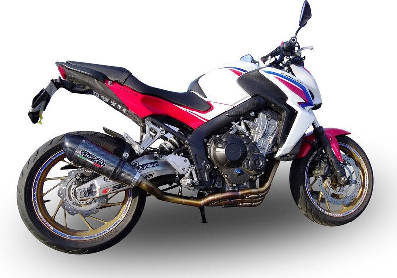 GPR Original For Honda Cb 650 F 2014/16 Homologated Full Exhaust Gpe Ann.Poppy | CO.H.249.GPAN.PO