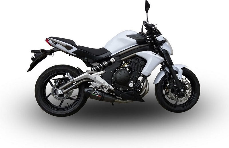 GPR Original For Kawasaki Er 6 N - F 2012/16 E3 Homologated Full Exhaust Gpe Ann.Poppy | CO.K.162.1.GPAN.PO