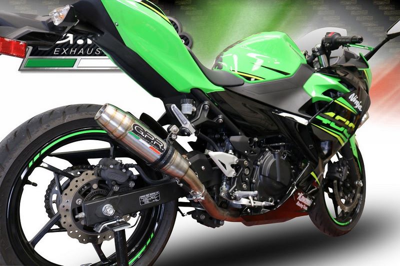 GPR Original For Kawasaki Z 400 2018/20 E4 Racing Full Exhaust Deeptone Inox | CO.K.173.RACE.DE