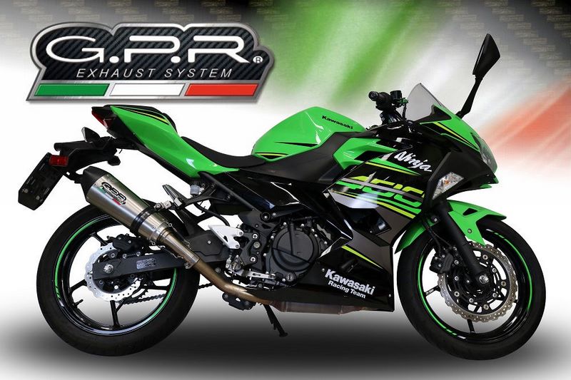 GPR Original For Kawasaki Z 400 2018/20 E4 Racing Full Exhaust Gpe Ann.Titanium | CO.K.173.RACE.GPAN.TO