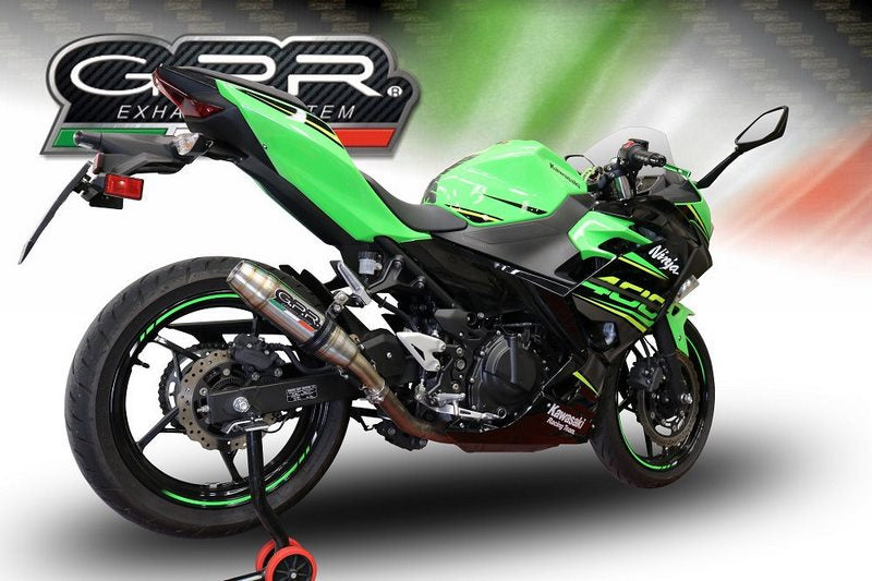 GPR Original For Kawasaki Ninja 400 2018/20 E4 Racing Full Exhaust Deeptone Inox | CO.K.174.RACE.DE