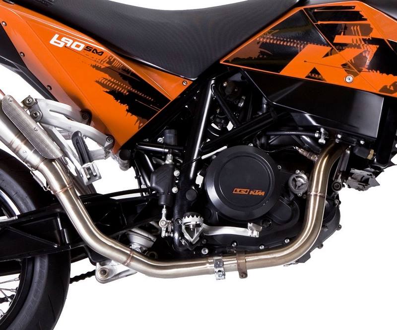 GPR Original For Ktm Supermoto 690 2007/09 Homologated Full Exhaust Powercone Evo | CO.KTM.42.PCEV
