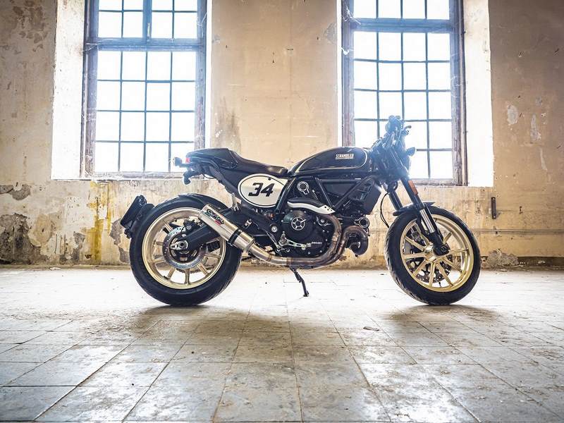 GPR Original For Ducati Scrambler 800 2015/16 Homologated Slip-On Catalized M3 Inox  | D.118.CAT.M3.INOX