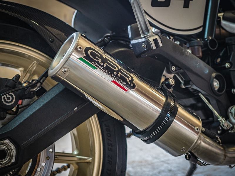 GPR Original For Ducati Scrambler 800 2015/16 Homologated Slip-On Catalized M3 Inox  | D.118.CAT.M3.INOX