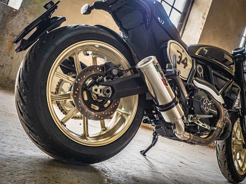 GPR Original For Ducati Scrambler 800 2015/16 Homologated Slip-On Exhaust M3 Inox  | D.118.HOM.M3.INOX