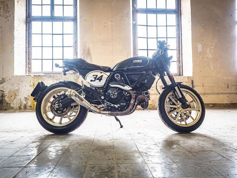 GPR Original For Ducati Scrambler 800 2015/16 Homologated Slip-On Exhaust Powercone Evo | D.118.HOM.PCEV