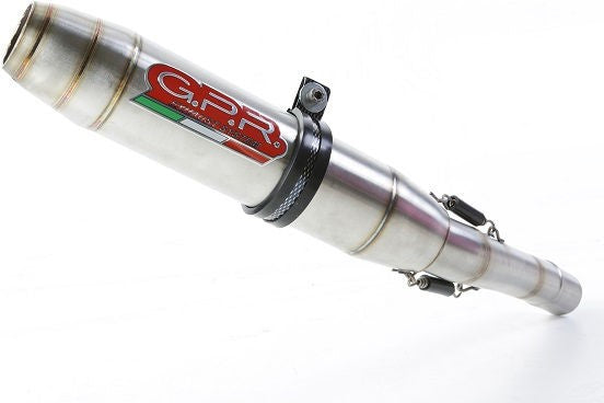 GPR Exhaust System  Ktm Duke 890 - 890 R 2021/2022 e5 Racing slip-on exhaust Deeptone Inox | KT.101.RACE.DE