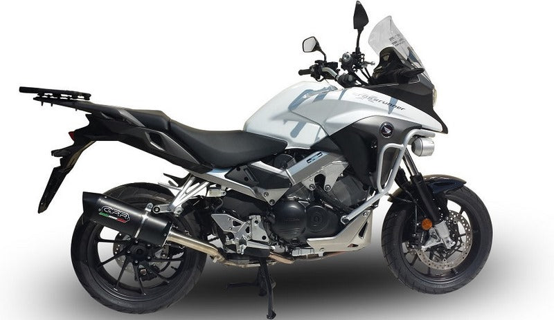 GPR Original For Honda Crossrunner 800 2017/20 E4 Homologated Slip-On Exhaust Furore Evo4 Nero | E4.241.FUNE