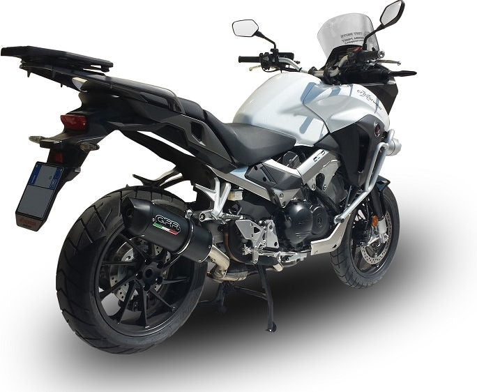 GPR Original For Honda Crossrunner 800 2017/20 E4 Homologated Slip-On Exhaust Furore Evo4 Nero | E4.241.FUNE