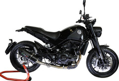 GPR Original For Benelli Leoncino 500 Trail 2017/20 E4 Homologated Mid Full System With Catalyst Furore Evo4 Nero | E4.BE.18.CAT.FNE4