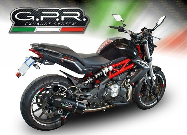 GPR Original For Benelli Bn 302 2017/20 E4 Homologated Slip-On Exhaust Furore Evo4 Nero | E4.BE.19.FNE4