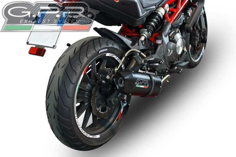 GPR Original For Benelli Bn 302 2017/20 E4 Homologated Slip-On Exhaust Furore Evo4 Nero | E4.BE.19.FNE4
