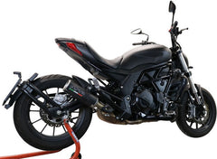 GPR Original For Benelli 502 C 2019/20 E4 Homologated Slip-On Exhaust M3 Black Titanium  | E4.BE.20.M3.BT