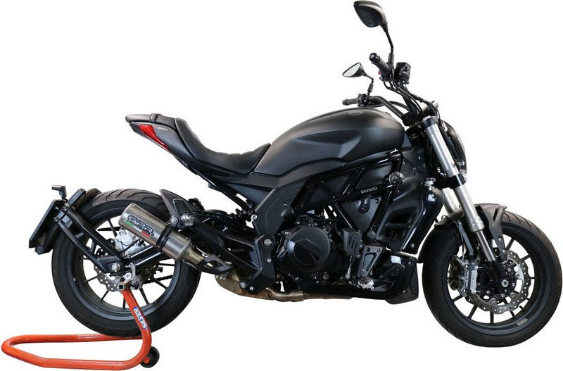 GPR Original For Benelli 502 C 2019/20 E4 Homologated Slip-On Exhaust M3 Inox  | E4.BE.20.M3.INOX