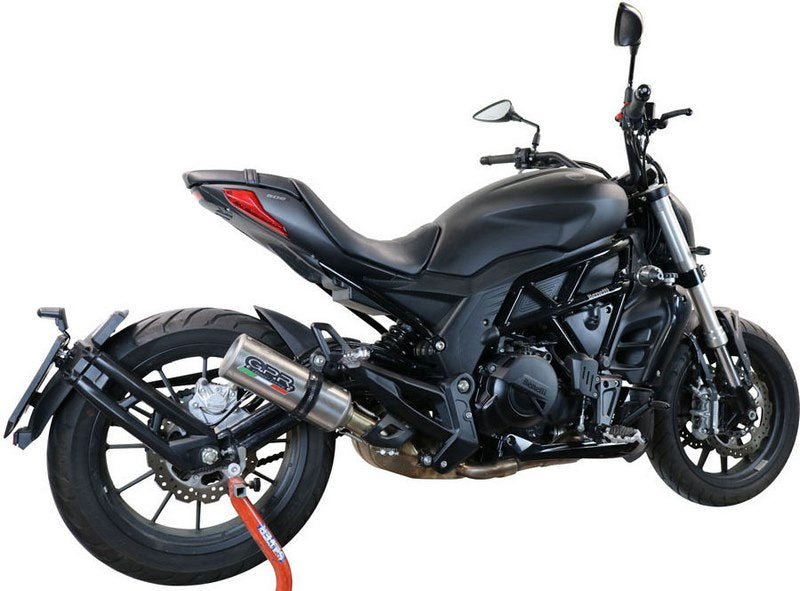 GPR Original For Benelli 502 C 2019/20 E4 Homologated Slip-On Exhaust M3 Inox  | E4.BE.20.M3.INOX