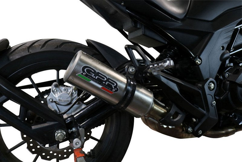 GPR Original For Benelli 502 C 2019/20 E4 Homologated Slip-On Exhaust M3 Inox  | E4.BE.20.M3.INOX