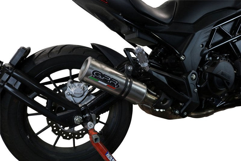 GPR Original For Benelli 502 C 2019/20 E4 Homologated Slip-On Exhaust M3 Titanium Natural  | E4.BE.20.M3.TN