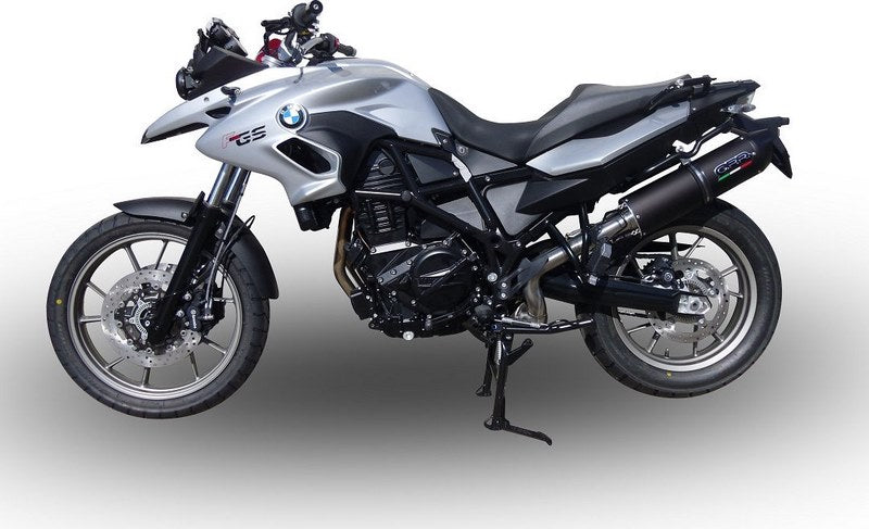 GPR Original For Bmw F 700 Gs 2016/18 E4 Homologated Slip-On Exhaust Furore Evo4 Nero | E4.BM.100.FNE4