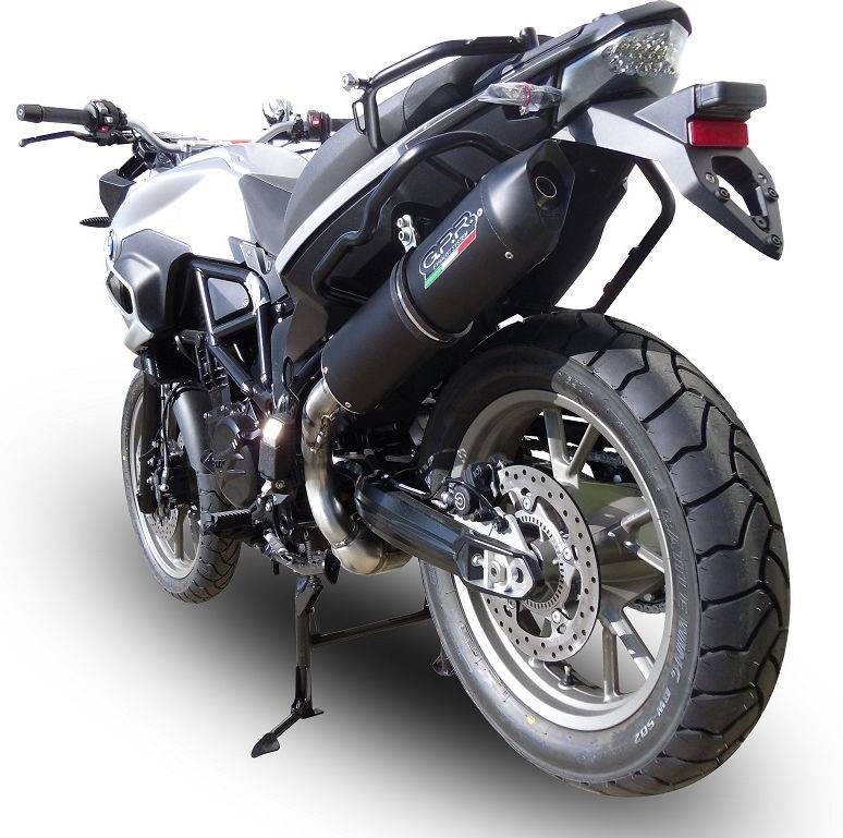 GPR Original For Bmw F 700 Gs 2016/18 E4 Homologated Slip-On Exhaust Furore Evo4 Nero | E4.BM.100.FNE4