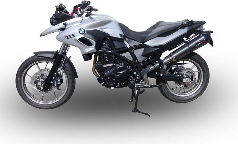 GPR Original For Bmw F 700 Gs 2016/18 E4 Homologated Slip-On Exhaust Gp Evo4 Black Titanium | E4.BM.100.GPAN.BLT
