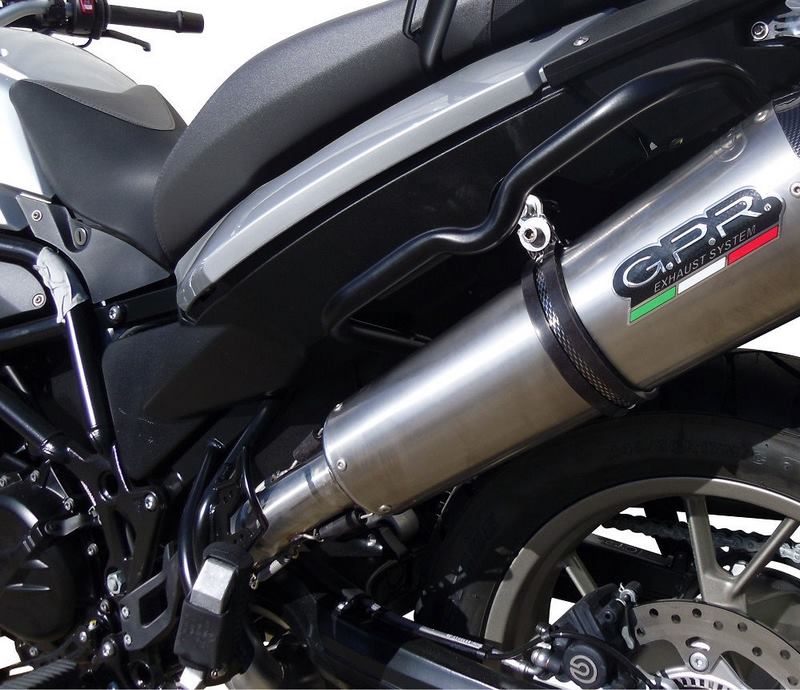 GPR Original For Bmw F 700 Gs 2016/18 E4 Homologated Slip-On Exhaust Gp Evo4 Poppy | E4.BM.100.GPAN.PO