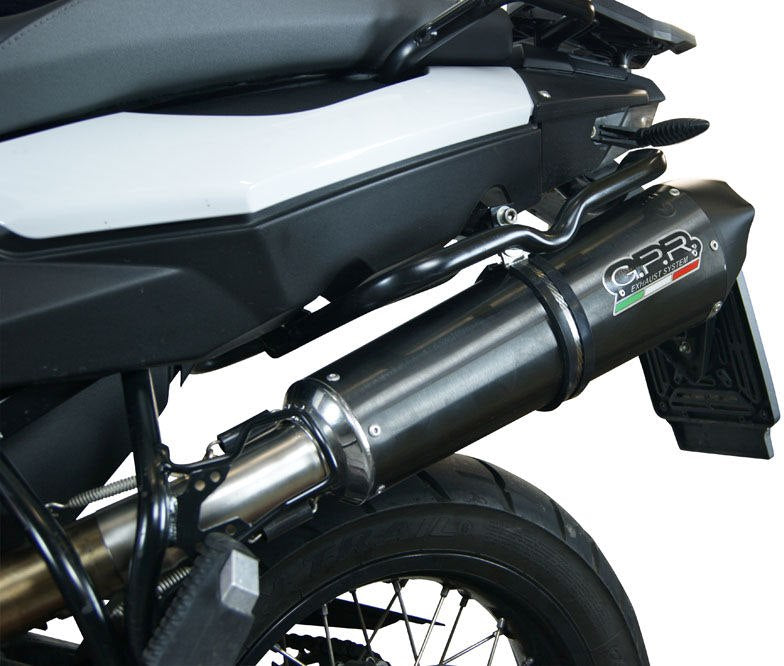 GPR Original For Bmw F 800 Gs 2016/18 E4 Homologated Slip-On Exhaust Gp Evo4 Black Titanium | E4.BM.101.GPAN.BLT