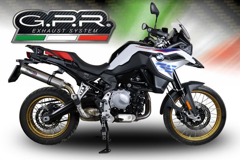 GPR Original For Bmw F 850 Gs - Adventure 2018/20 E4 Homologated Slip-On Exhaust M3 Inox  | E4.BM.94.M3.INOX