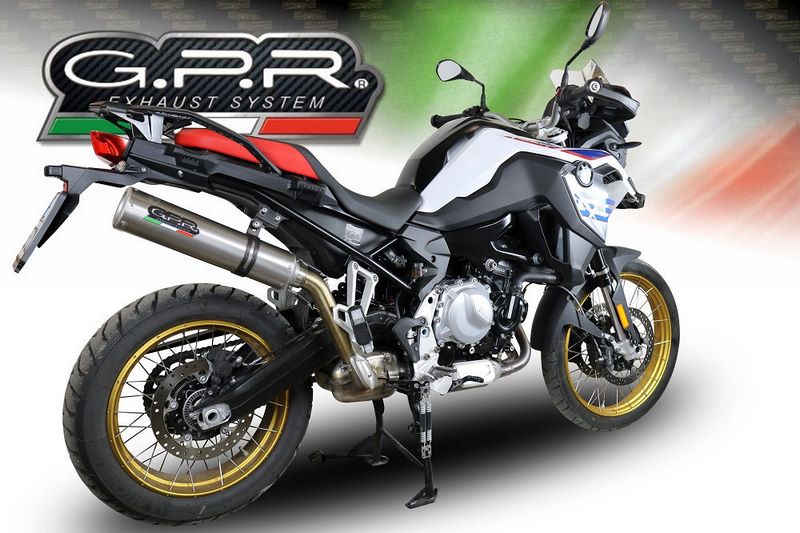 GPR Original For Bmw F 850 Gs - Adventure 2018/20 E4 Homologated Slip-On Exhaust M3 Inox  | E4.BM.94.M3.INOX