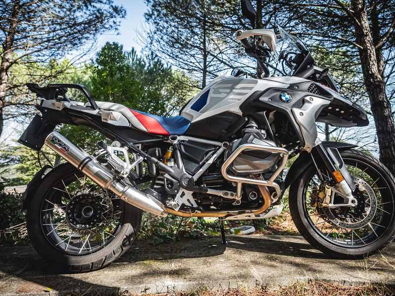 GPR Original For Bmw R 1250 Gs 2019/20 E4 Homologated Slip-On Exhaust M3 Titanium Natural  | E4.BM.99.M3.TN