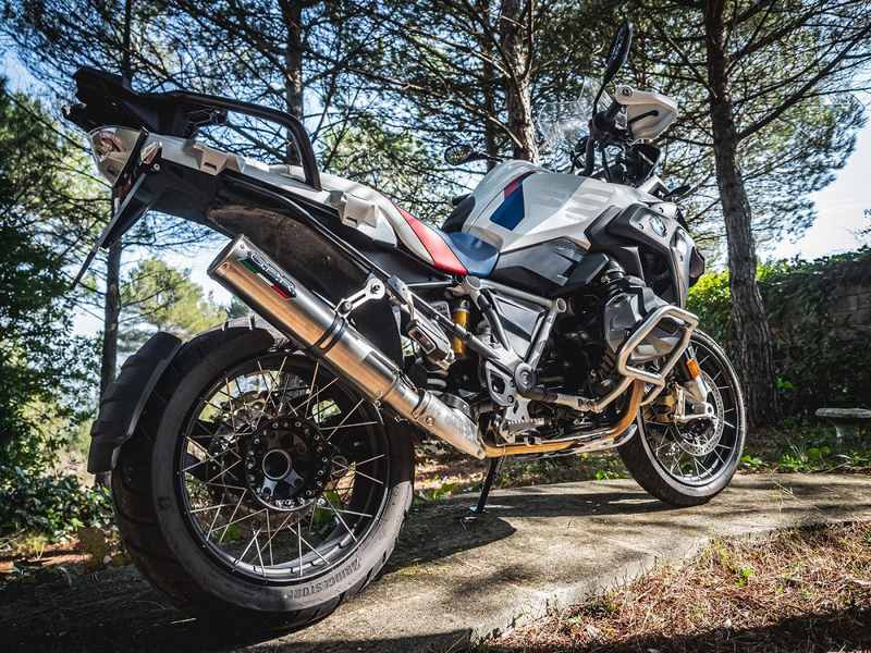 GPR Original For Bmw R 1250 Gs 2019/20 E4 Homologated Slip-On Exhaust M3 Titanium Natural  | E4.BM.99.M3.TN