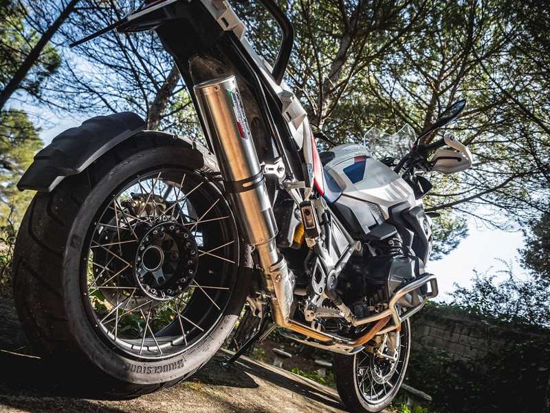 GPR Original For Bmw R 1250 Gs 2019/20 E4 Homologated Slip-On Exhaust M3 Titanium Natural  | E4.BM.99.M3.TN