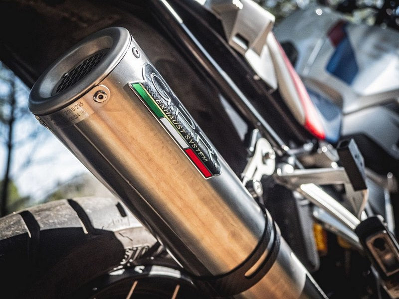 GPR Original For Bmw R 1250 Gs 2019/20 E4 Homologated Slip-On Exhaust M3 Titanium Natural  | E4.BM.99.M3.TN