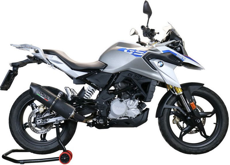 GPR Original For Bmw G 310 Gs 2017/20 E4 Homologated Full Catalized Furore Evo4 Nero | E4.BM.CAT.106.FNE4