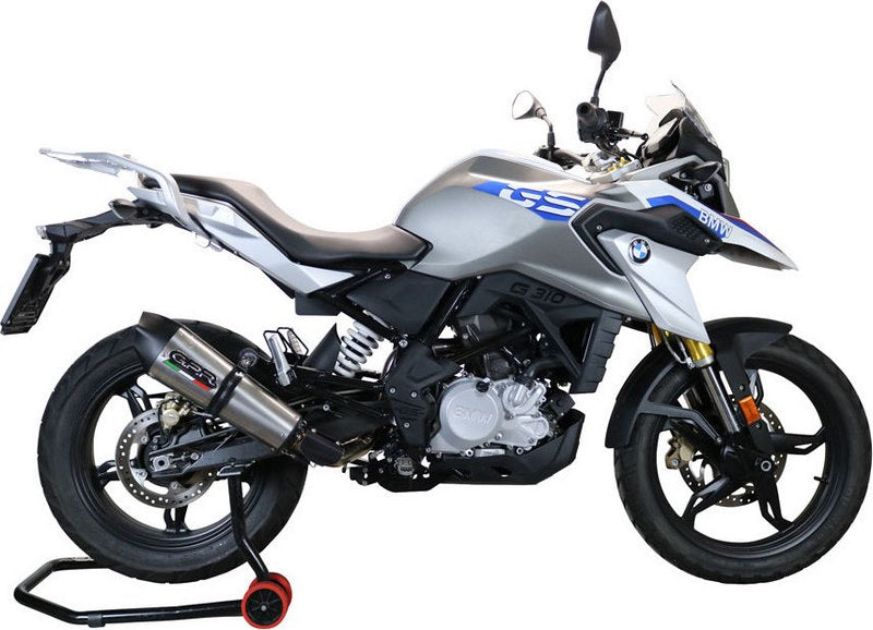 GPR Original For Bmw G 310 Gs 2017/20 E4 Homologated Full Catalized Gp Evo4 Titanium | E4.BM.CAT.106.GPAN.TO