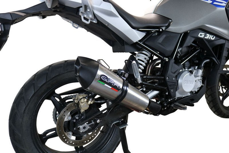 GPR Original For Bmw G 310 Gs 2017/20 E4 Homologated Full Catalized Gp Evo4 Titanium | E4.BM.CAT.106.GPAN.TO