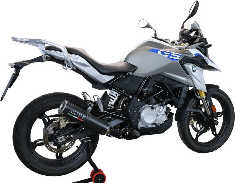 GPR Original For Bmw G 310 Gs 2017/20 E4 Homologated Full Exhaust Catalized M3 Black Titanium  | E4.BM.CAT.106.M3.BT