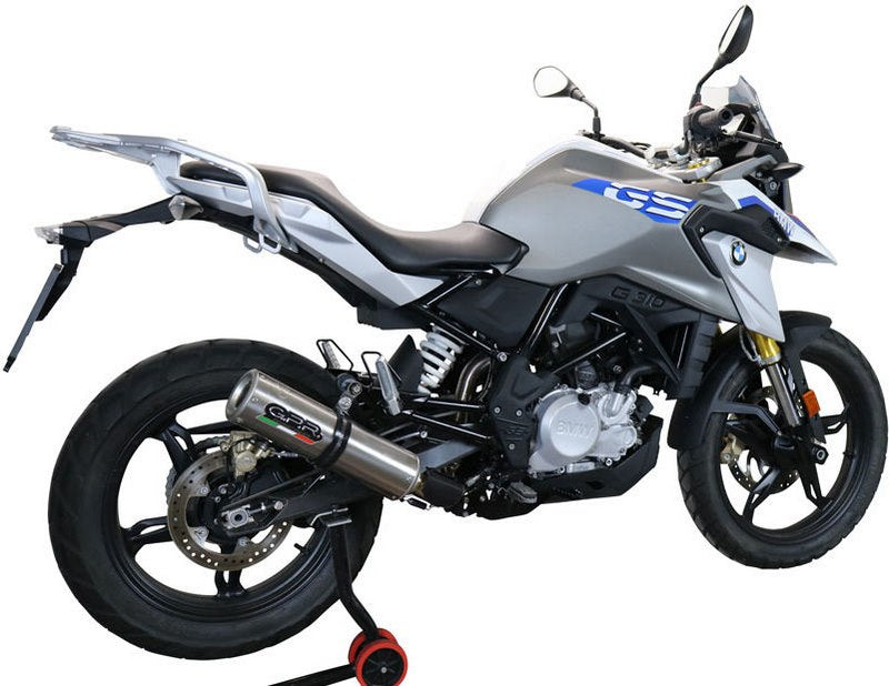 GPR Original For Bmw G 310 Gs 2017/20 E4 Homologated Full Catalized M3 Titanium Natural  | E4.BM.CAT.106.M3.TN