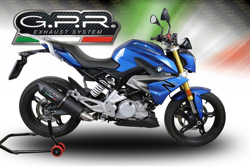 GPR Original For Bmw G 310 R 2017/20 E4 Homologated Full Catalized Furore Evo4 Nero | E4.BM.CAT.93.FNE4