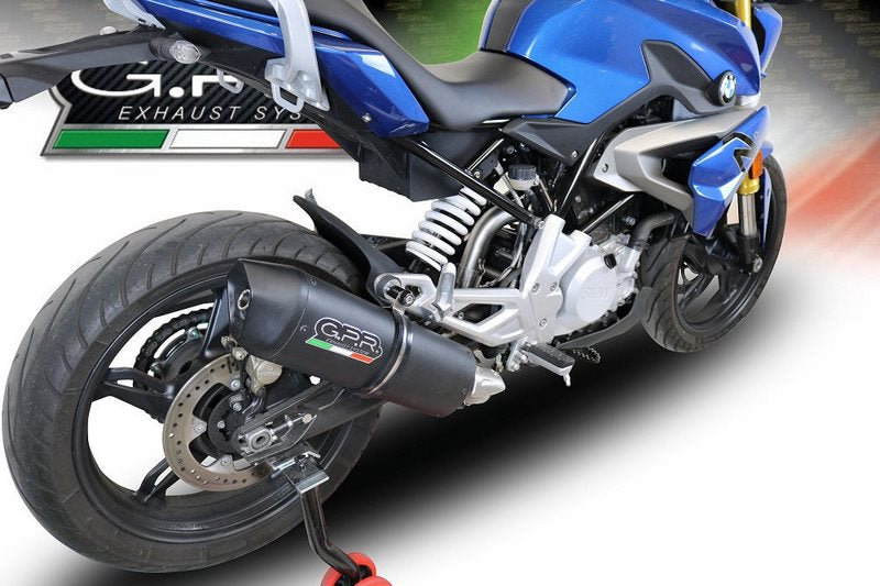 GPR Original For Bmw G 310 R 2017/20 E4 Homologated Full Catalized Furore Evo4 Nero | E4.BM.CAT.93.FNE4