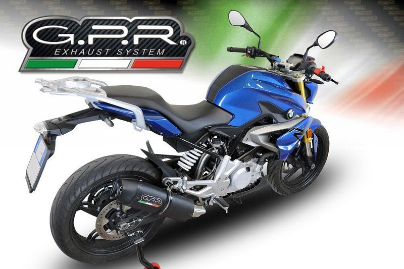 GPR Original For Bmw G 310 R 2017/20 E4 Homologated Full Catalized Furore Evo4 Nero | E4.BM.CAT.93.FNE4