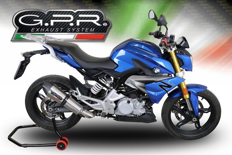 GPR Original For Bmw G 310 R 2017/20 E4 Homologated Full Catalized Gp Evo4 Titanium | E4.BM.CAT.93.GPAN.TO