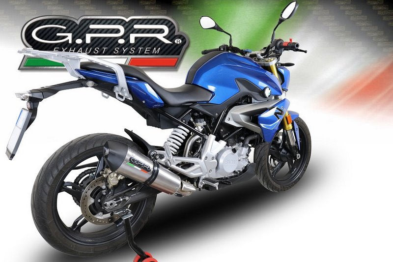 GPR Original For Bmw G 310 R 2017/20 E4 Homologated Full Catalized Gp Evo4 Titanium | E4.BM.CAT.93.GPAN.TO