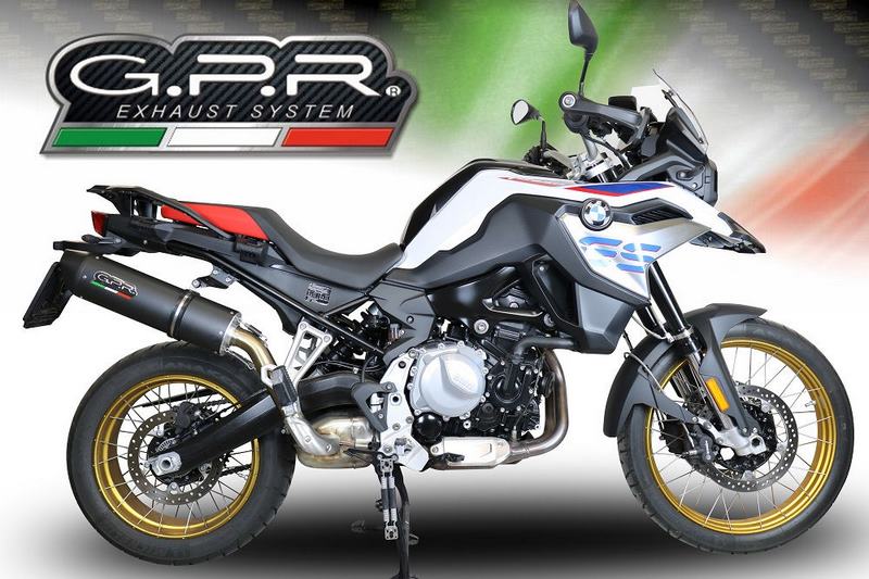 GPR Original For Bmw F 850 Gs - Adventure 2018/20 E4 Homologated Slip-On Exhaust Furore Evo4 Nero | E4.BMW.94.FNE4
