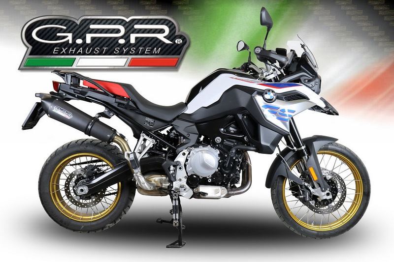 GPR Original For Bmw F 850 Gs - Adventure 2018/20 E4 Homologated Slip-On Exhaust Gp Evo4 Black Titanium | E4.BMW.94.GPAN.BLT