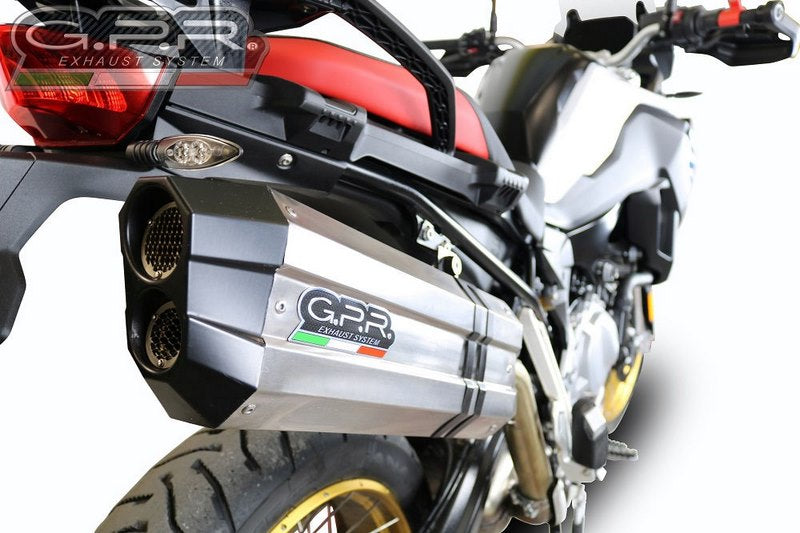 GPR Original For Bmw F 850 Gs - Adventure 2018/20 E4 Homologated Slip-On Exhaust Sonic Titanium | E4.BMW.94.SOTIT
