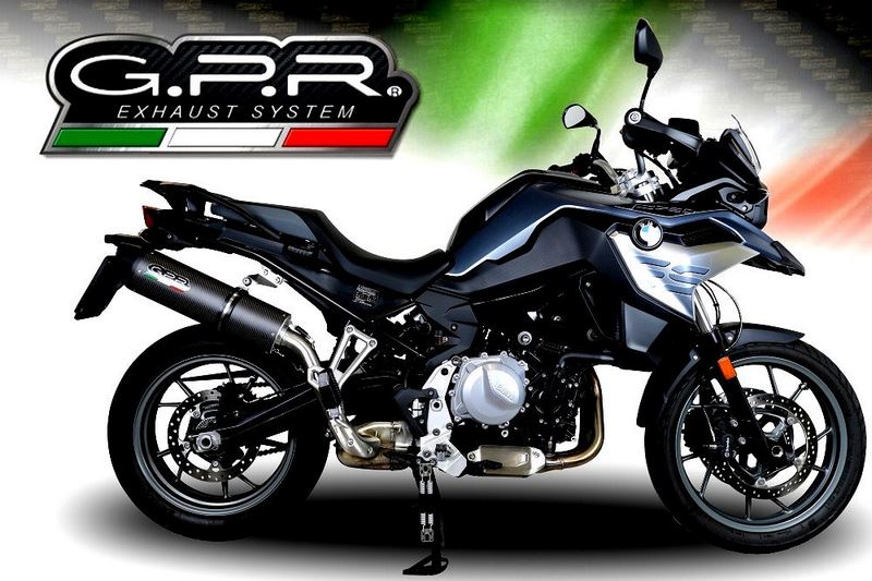 GPR Original For Bmw F 750 Gs 2018/20 E4 Homologated Slip-On Exhaust Furore Evo4 Nero | E4.BMW.95.FNE4