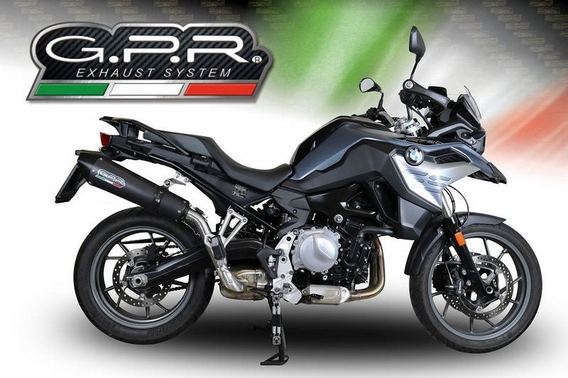 GPR Original For Bmw F 750 Gs 2018/20 E4 Homologated Slip-On Exhaust Gp Evo4 Black Titanium | E4.BMW.95.GPAN.BLT