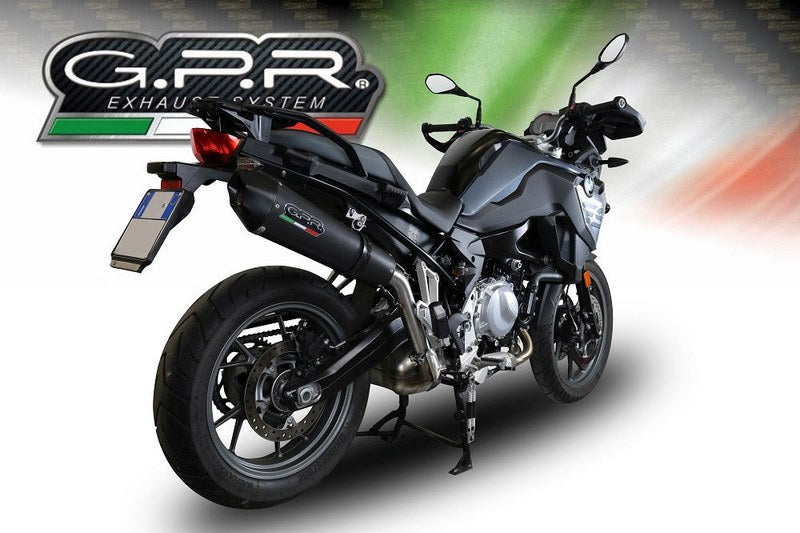 GPR Original For Bmw F 750 Gs 2018/20 E4 Homologated Slip-On Exhaust Gp Evo4 Black Titanium | E4.BMW.95.GPAN.BLT