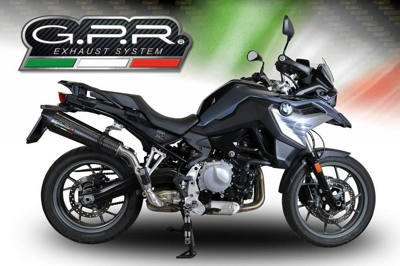 GPR Original For Bmw F 750 Gs 2018/20 E4 Homologated Slip-On Exhaust Gp Evo4 Poppy | E4.BMW.95.GPAN.PO